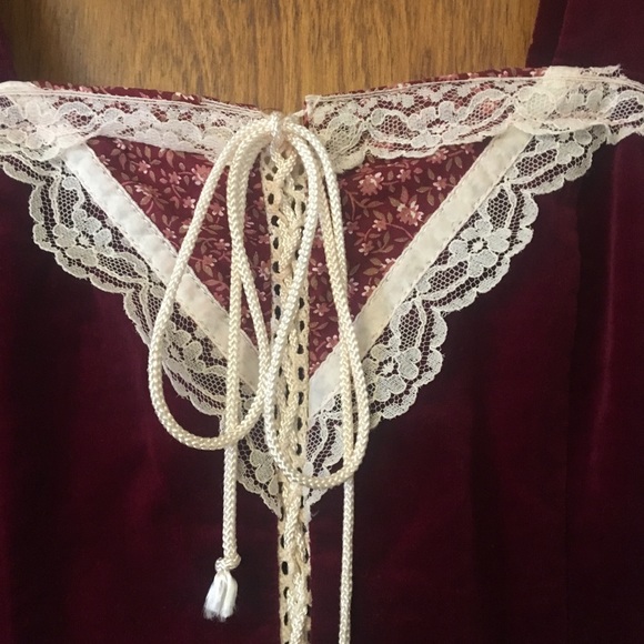 Vintage Gunne Sax Jessica McClintock Prairie Dress - Picture 5 of 8